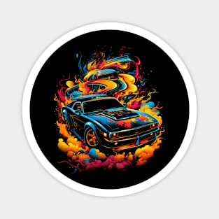 Dodge Charger Daytona - Vibrant Chaos Race Magnet